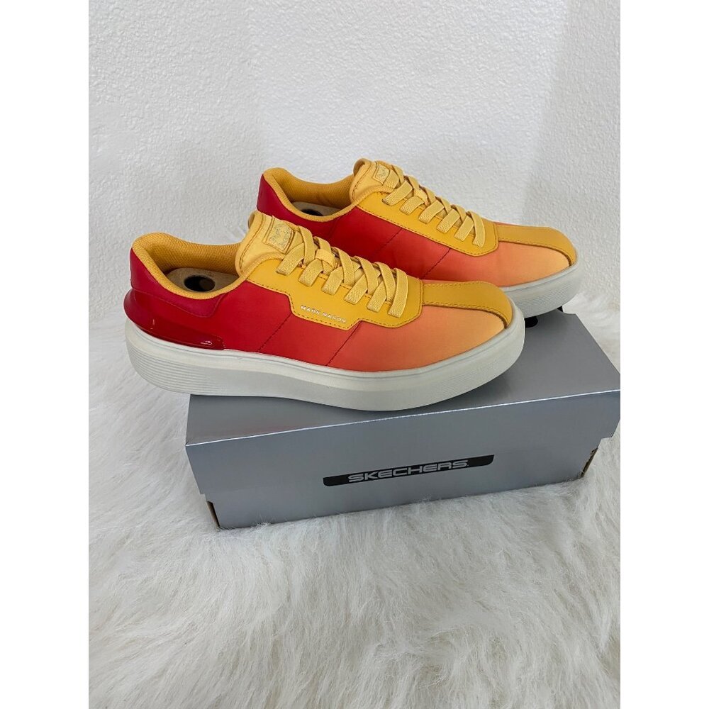 Skechers Women's Mark Nason Record 2.0 NYLA Size 7.5 Yellow & Red Kidcore
